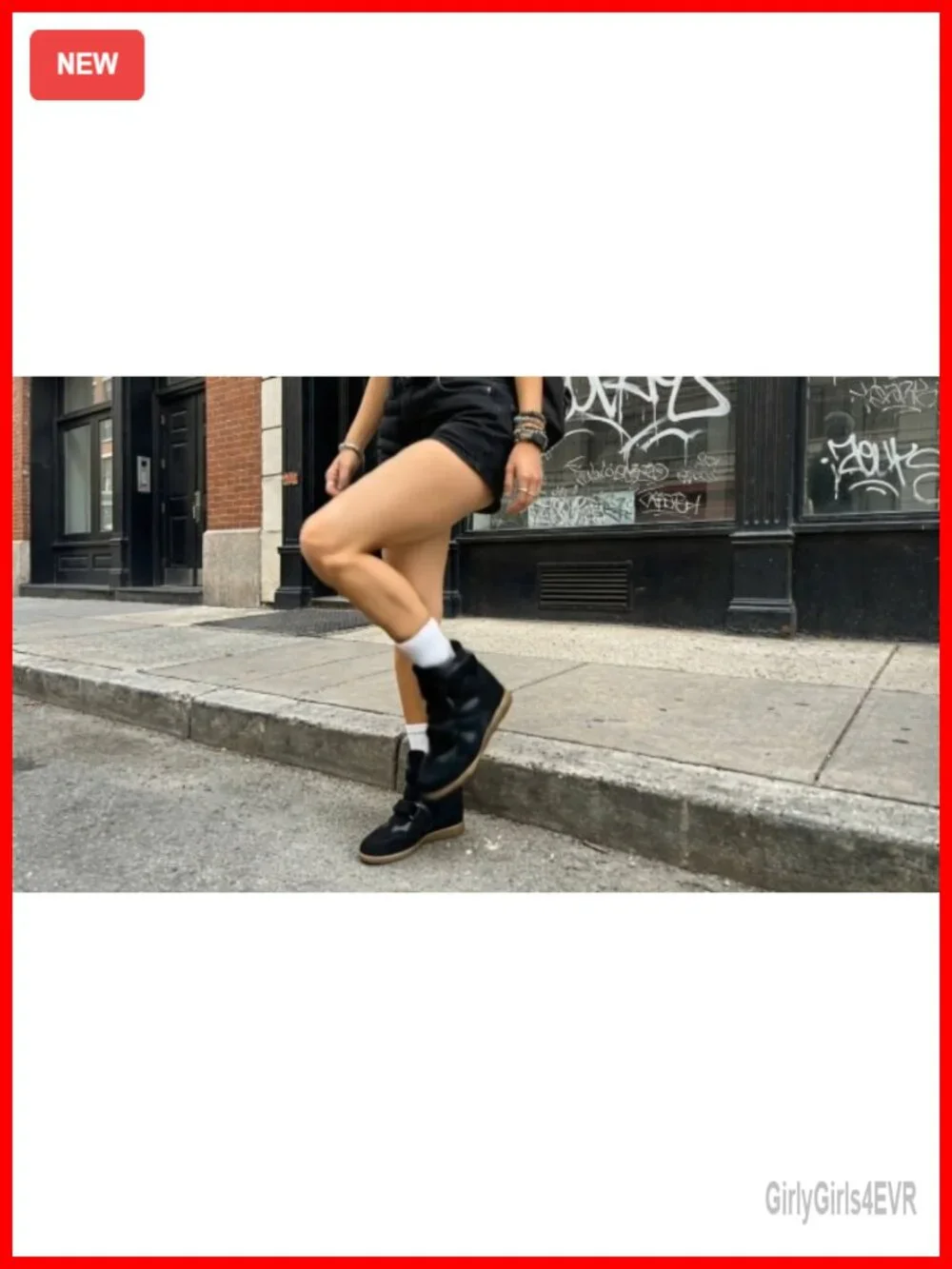 Hidden Wedge Sneakers for Women High Top Suede Platform Tennis Casual